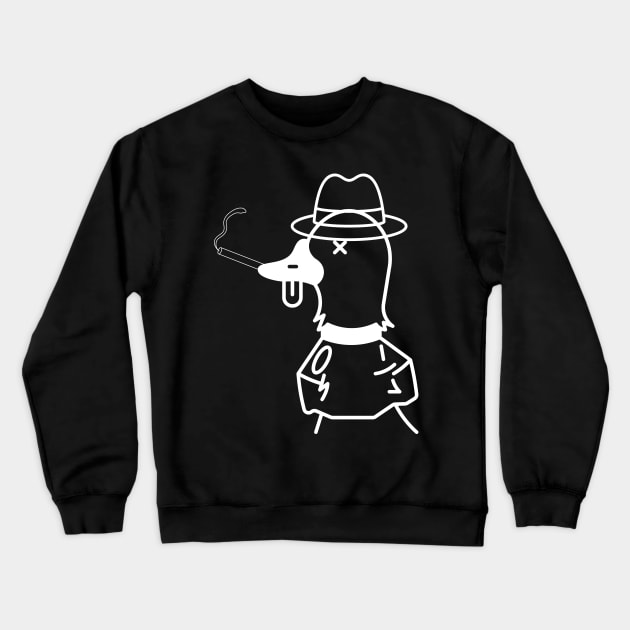 to all my haters funny duck Crewneck Sweatshirt by Drawab Designs